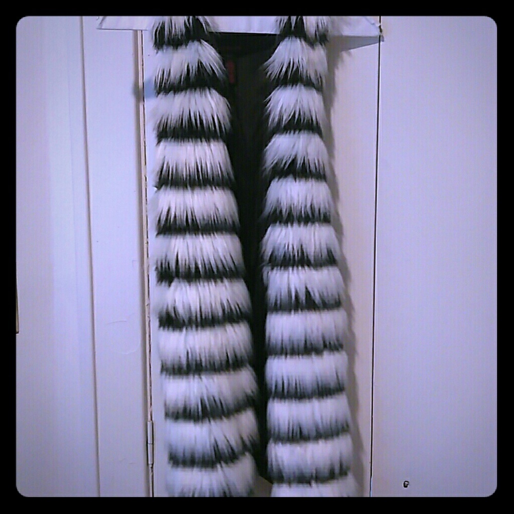Faux fur vest